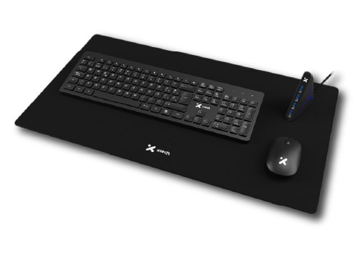 KIT DE TECLADO MULTIMEDIA + MOUSE CON ALMOHADILLA XL